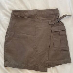 Urban Outfitters Army Green Faux Wrap Adjustable